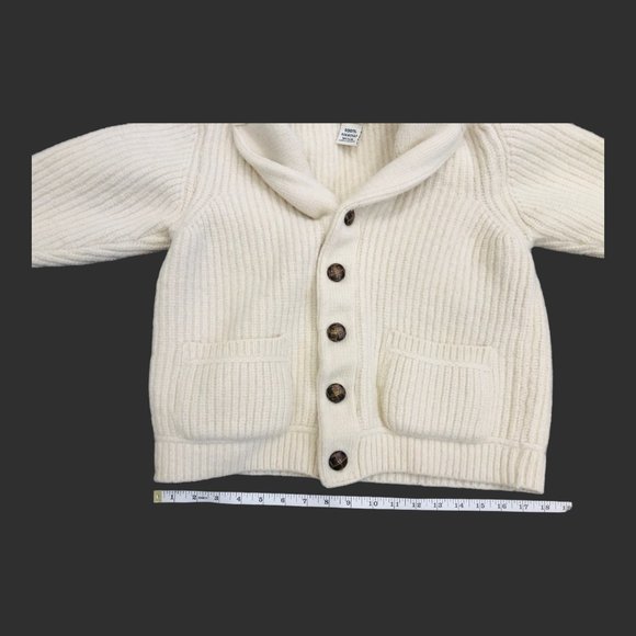 Aran Mor Ireland Button Up Wool Sweater 100% Merino Wool Children's Large - Picture 5 of 10